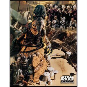 Posters Star Wars Episode 1 The Phantom Menace 17x22 Taco Bell 1999 No 3 & 4